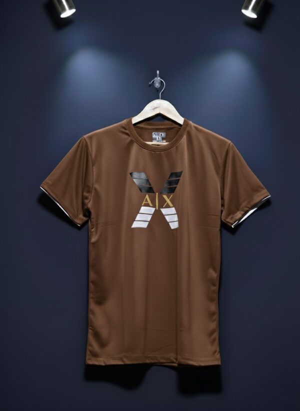 X-Series Cocoa Brown performance graphic t-shirt.jpg