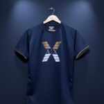 X-Series Navy Blue athletic graphic tee