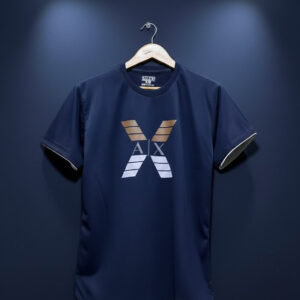 X-Series Navy Blue athletic graphic tee