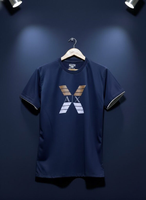 X-Series Navy Blue athletic graphic tee
